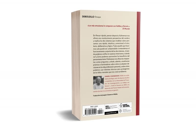 Pensar rápido, pensar despacio / Thinking, Fast and Slow (Psicologia (Debolsillo)) (Spanish Edition)