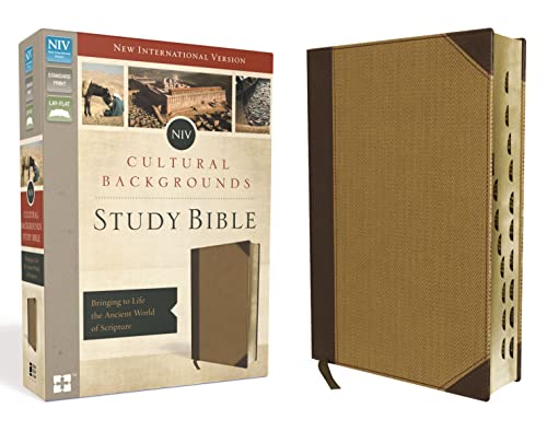 NIV, Cultural Backgrounds Study Bible, Leathersoft, Tan, Red Letter, Thumb Indexed: Bringing to Life the Ancient World of Scripture