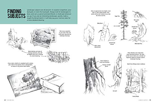 Drawing: Landscapes with William F. Powell: Learn to draw outdoor scenes step by step (How to Draw & Paint)