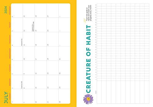 2024 Choose Happy Planner: 17-Month Weekly Happiness Organizer with Inspirational Stickers (Thru December 2024) (Inspire Instant Happiness Calendars & Gifts)