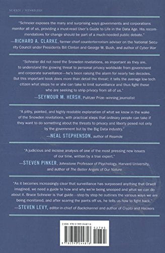 Data and Goliath: The Hidden Battles to Collect Your Data and Control Your World