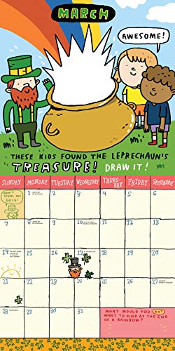 Kid's Awesome Activity Wall Calendar 2021