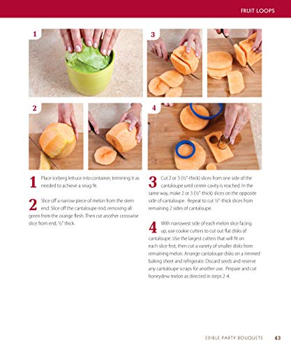 Edible Party Bouquets: Creating Gifts and Centerpieces with Fruit, Appetizers, and Desserts (Fox Chapel Publishing) Easy and Fun Step-by-Step Food Arrangements for Parties, Holidays, & Celebrations