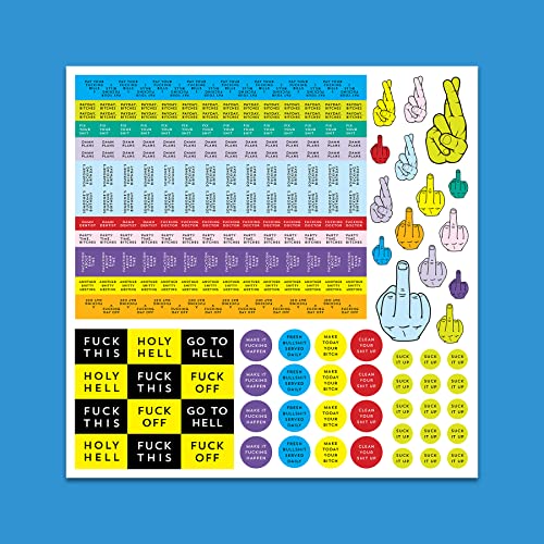 A F*cking 2023 Wall Calendar: Get Your Sh*t Together This Year (Funny Monthly Calendar with Stickers, White Elephant Gag Gift for Adults) (Calendars & Gifts to Swear By)