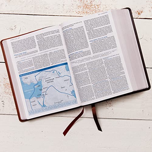 NASB, MacArthur Study Bible, 2nd Edition, Leathersoft, Brown, Comfort Print: Unleashing God's Truth One Verse at a Time