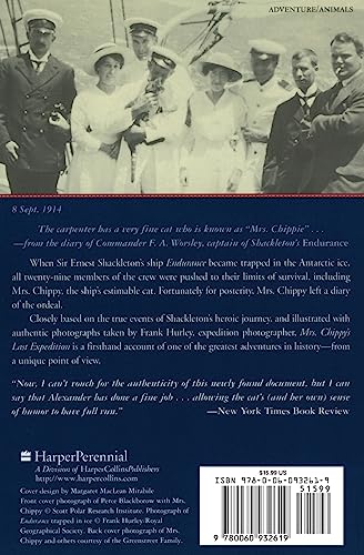 Mrs. Chippy's Last Expedition: The Remarkable Journal of Shackleton's Polar-Bound Cat