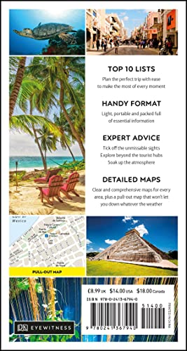 DK Eyewitness Top 10 Cancun and the Yucatan (Pocket Travel Guide)