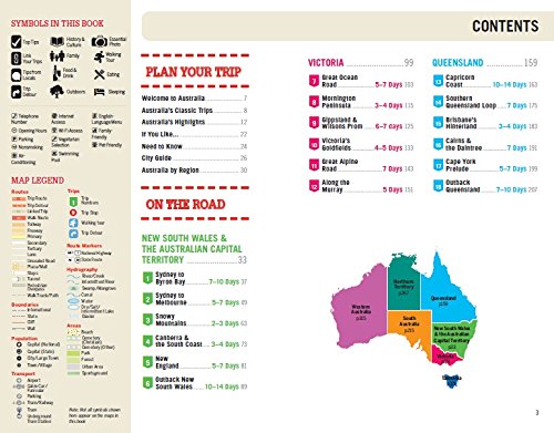 Lonely Planet Australia's Best Trips (Trips Country)