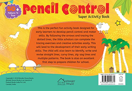 Pencil Control Super Activity Book: Activity Book for children
