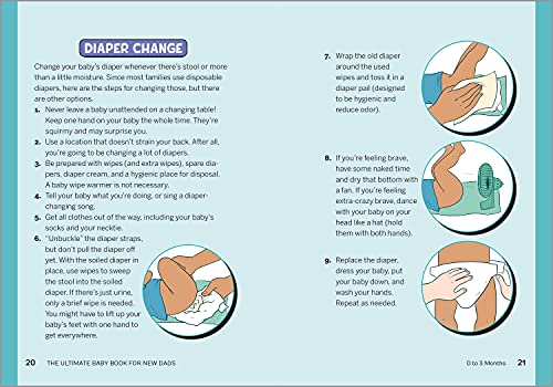 The Ultimate Baby Book for New Dads: 100 Ways to Care for Your Baby in Their First Year
