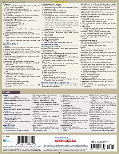 Business Law: a QuickStudy Laminated Reference Guide