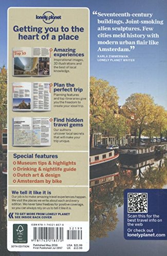 Amsterdam 10 (inglés) (Lonely Planet Travel Guide)