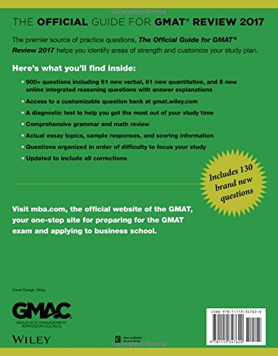 The Official Guide for GMAT Review 2017 with Online Question Bank and Exclusive Video