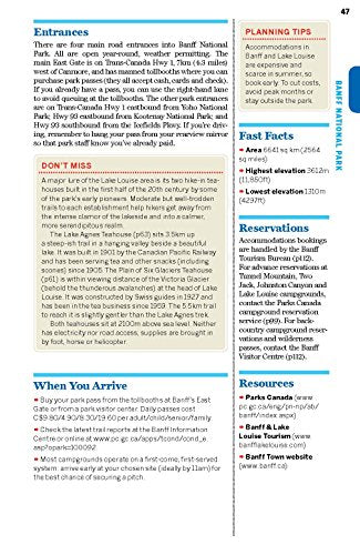 Lonely Planet Banff, Jasper and Glacier National Parks