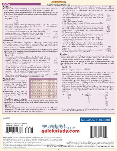 Nursing Math (Quick Study Academic)