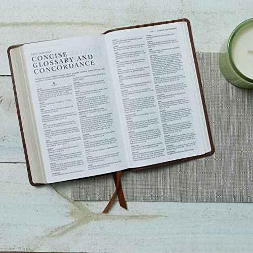 NRSV Catholic Edition Gift Bible, Brown Leathersoft (Comfort Print, Holy Bible, Complete Catholic Bible, NRSV CE): Holy Bible