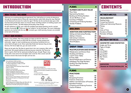 Minecraft Maths Ages 7-8: Official Workbook (Minecraft Education)