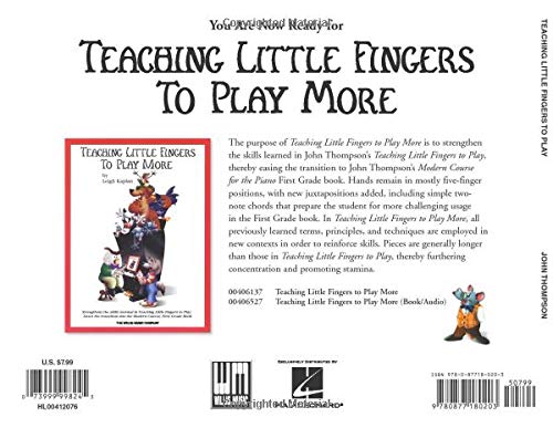 Teaching Little Fingers to Play: A Book for the Earliest Beginner (John Thompsons Modern Course for The Piano)