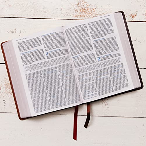 NASB, MacArthur Study Bible, 2nd Edition, Leathersoft, Brown, Comfort Print: Unleashing God's Truth One Verse at a Time