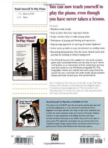 Alfred's Teach Yourself to Play Piano: Everything You Need to Know to Start Playing Now!, Book & DVD (Teach Yourself Series)
