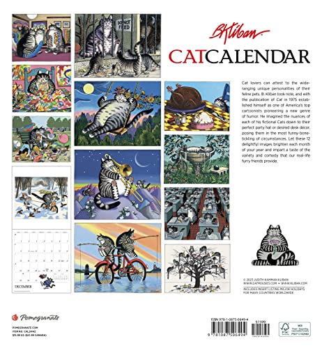 B. Kliban: CatCalendar 2024 Wall Calendar