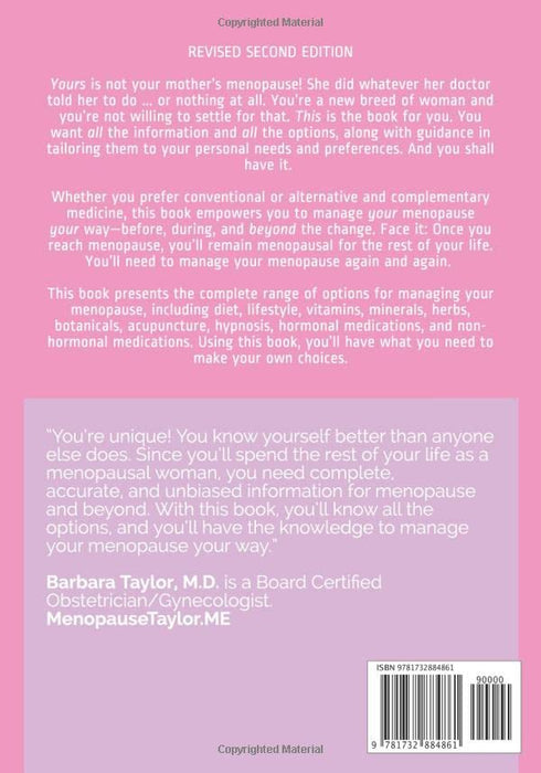 Menopause: Your Management Your Way ... Now and for the Rest of Your Life