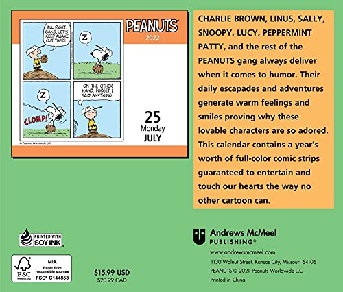 Peanuts 2022 Day-to-Day Calendar