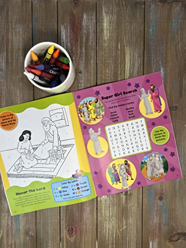 The Beginner's Bible Super Girls of the Bible Sticker and Activity Book
