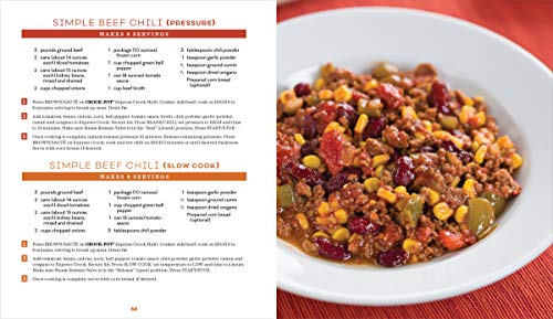 Crockpot Express Crock Multi-Cooker: Fast Cooked Slow Cooked Recipes