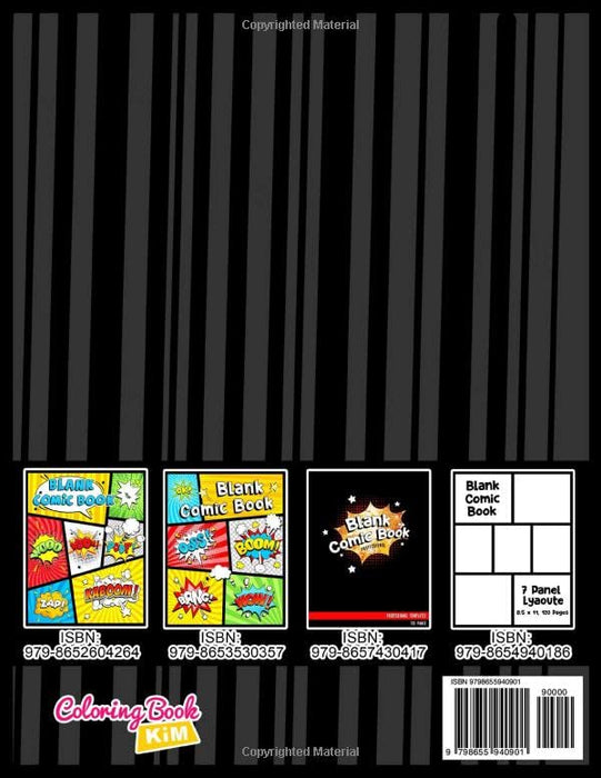 Blank Comic Book: Notebook with Blank Comic Templates To Create Your Own Comics, Variety Templates For Kids And Adults