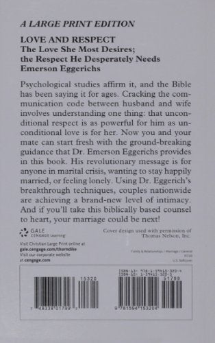 Love & Respect: The Love She Most Desires, The Respect He Desperately Needs