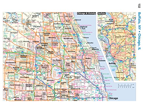 Rand McNally 2023 EasyFinder Midsize Road Atlas (Rand McNally Road Atlas Midsize Easy Finder)