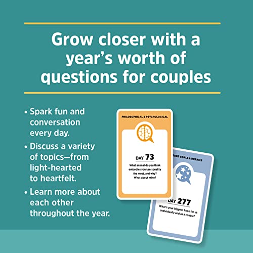 A Year of Us: Couples Question Cards: One Question a Day to Spark Fun and Meaningful Conversations