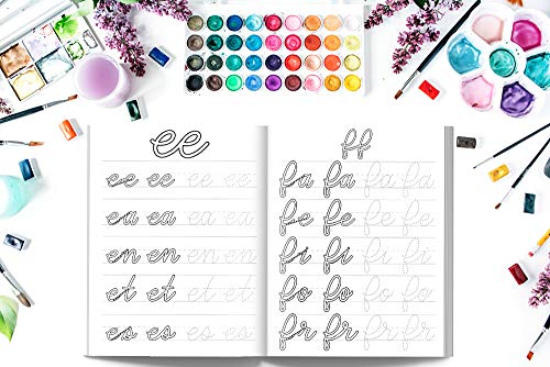 Learning Cursive: Beginner's Handwriting Workbook: Letters, Connections & Words