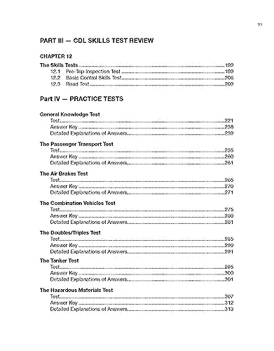 CDL - Commercial Driver's License Exam, 6th Ed.: Complete Prep for the Truck & Bus Driver's License Exams (CDL Test Preparation)