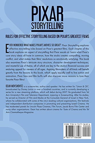 Pixar Storytelling: Rules for Effective Storytelling Based on Pixar's Greatest Films
