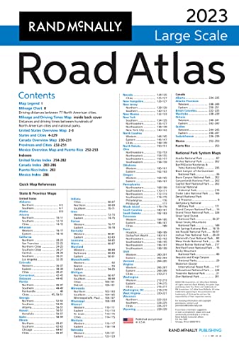Rand McNally 2023 Large Scale Road Atlas (Rand McNally Large Scale Road Atlas USA)
