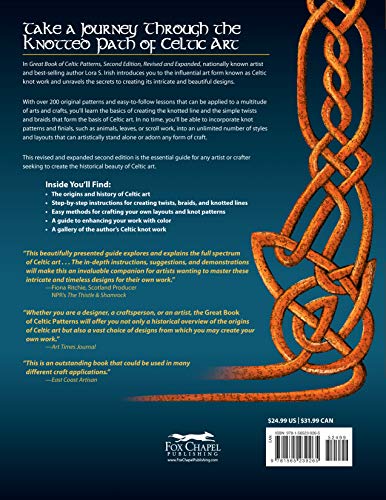 Great Book of Celtic Patterns, Second Edition, Revised and Expanded: The Ultimate Design Sourcebook for Artists and Crafters (Fox Chapel Publishing) 200 Original Patterns with Celtic Braids & Knots