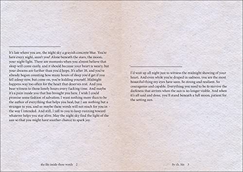 She Fits Inside These Words (Volume 4) (What She Felt)