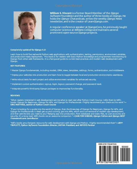 Django for Beginners: Build websites with Python and Django