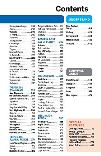 Lonely Planet New Zealand's North Island 5 (Regional Guide)
