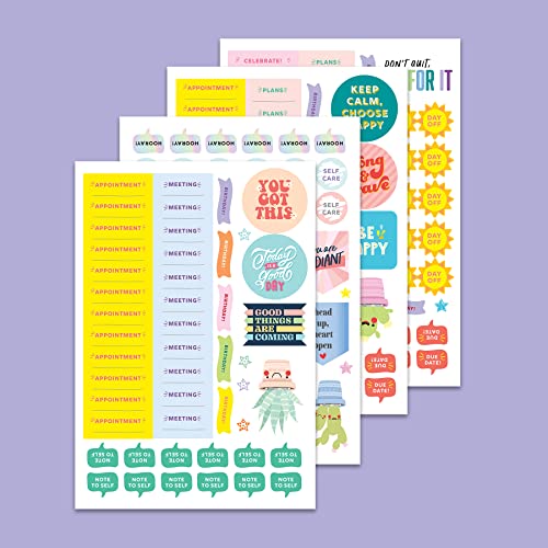 2024 Choose Happy Planner: 17-Month Weekly Happiness Organizer with Inspirational Stickers (Thru December 2024) (Inspire Instant Happiness Calendars & Gifts)