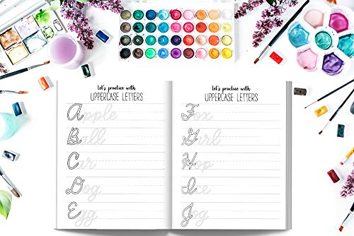 Learning Cursive: Beginner's Handwriting Workbook: Letters, Connections & Words