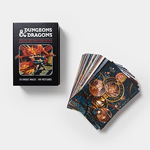 Dungeons & Dragons 100 Postcards: Archival Art from Every Edition