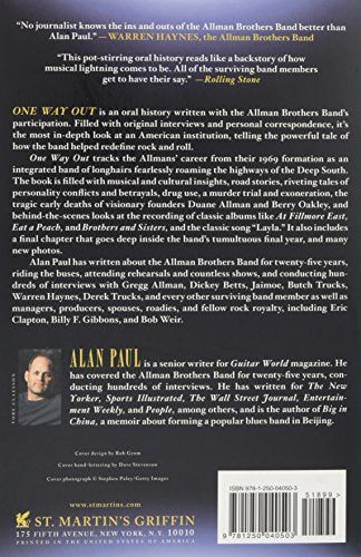 One Way Out: The Inside History of the Allman Brothers Band