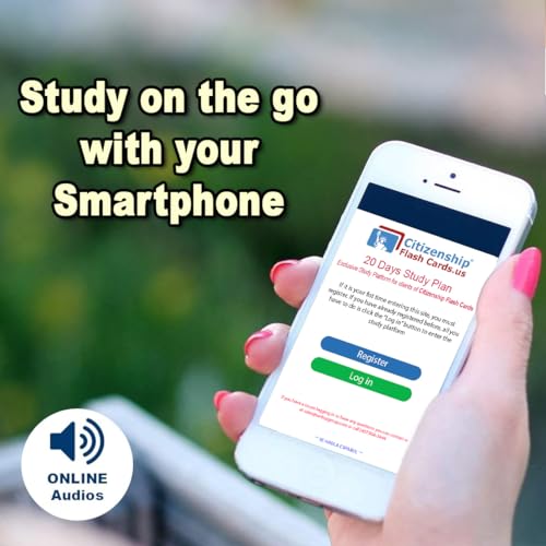 US Citizenship Flash Cards 2023-2024: Naturalization Test Study Guide with 100 USCIS Questions and Answers Flashcards Includes Online Audios