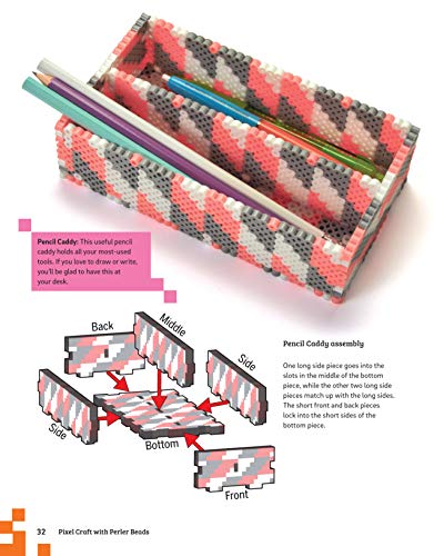 Pixel Craft with Perler Beads: More Than 50 Patterns: Patterns for Hama, Perler, Pyssla, Nabbi, and Melty Beads (Design Originals) Retro 8-Bit Wearables, Jewelry, & Home Decor, Step-by-Step