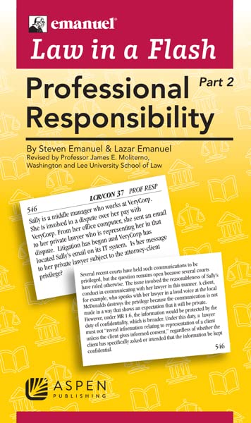 Emanuel Law in a Flash: Professional Responsibility (2-Part Set)