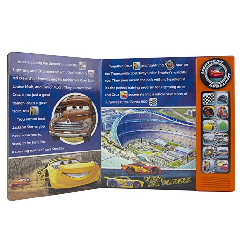 Disney Pixar Cars 3 - 13-Button Sound Book - PI Kids