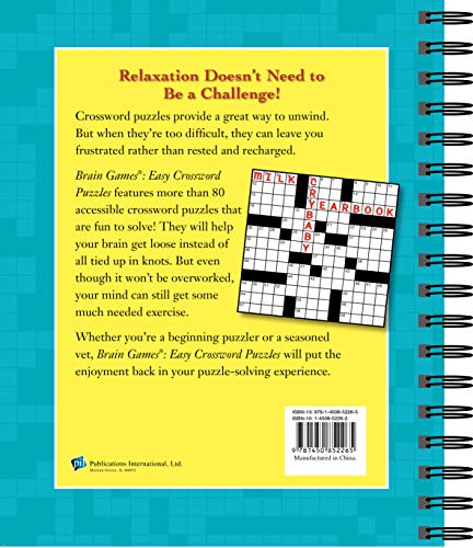 Brain Games - Easy Crossword Puzzles